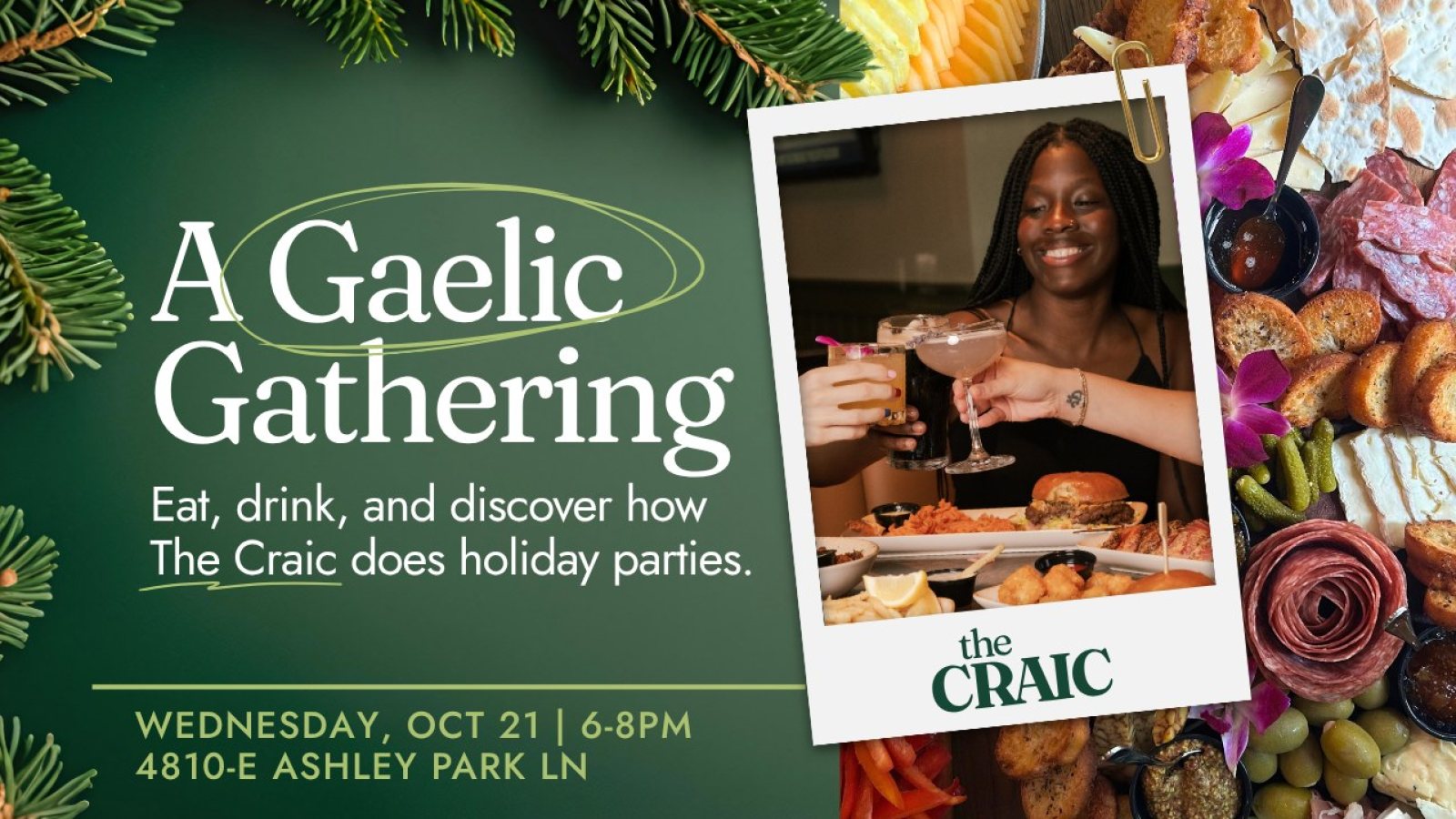 Cover photo for A Gaelic Gathering at The Craic