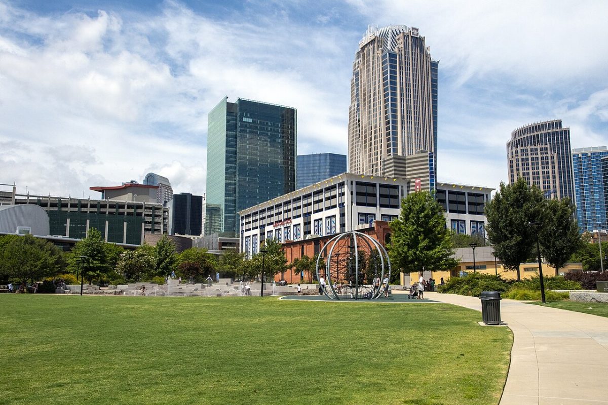 A view of Charlotte, used as an example photo